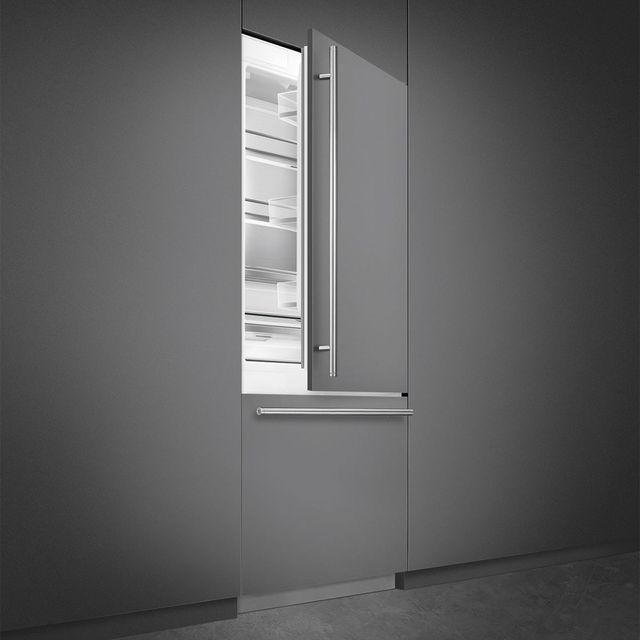 Smeg 36" 19.8 Cu. Ft. Panel Ready Built-In Bottom Freezer Refrigerator-4