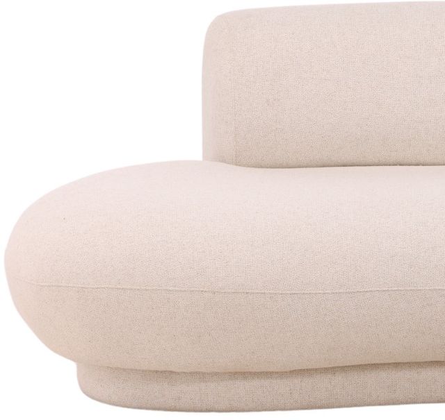 Dovetail Furniture Lake 2-Piece Frio Cream Left-Arm Facing Sofa Sectional and Chaise-4