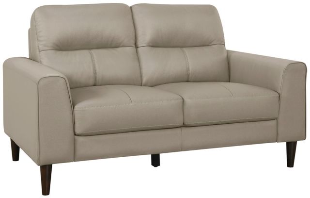 Homelegance® Lewes Latte Loveseat-0