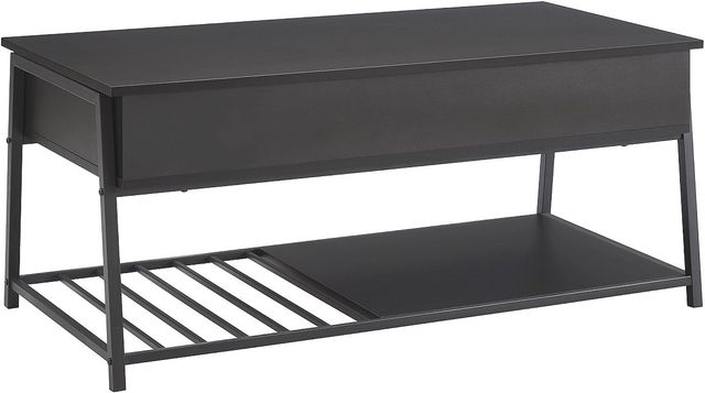 Monarch Specialties Inc. Black 42" Lift-Top Metal Coffee Table-0