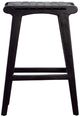 Dovetail Furniture Dale Antique Black Counter Stool-1