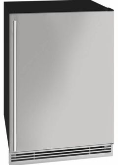 U-Line® 24" 5.7 Cubic Feet Stainless Steel Beverage Center