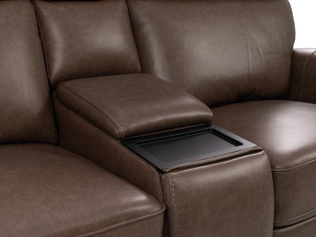Umber Power Console Loveseat-3