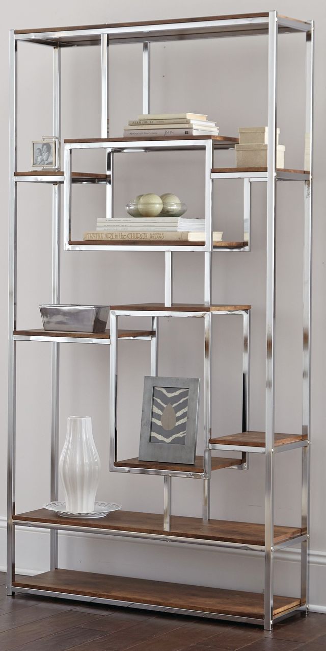 Steve Silver Co. Alize Driftwood Bookcase-0