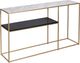Moe's Home Collection Mies Black/Gold/White Console Table-0
