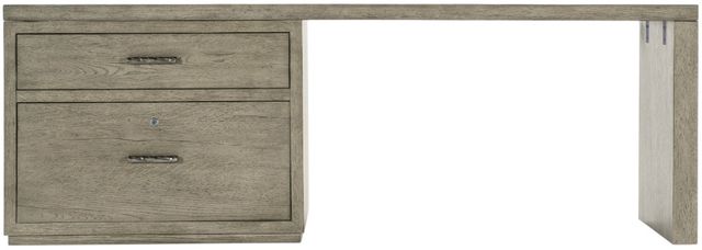 Hooker® Furniture Linville Falls Mink 84" Desk with Lateral File-2