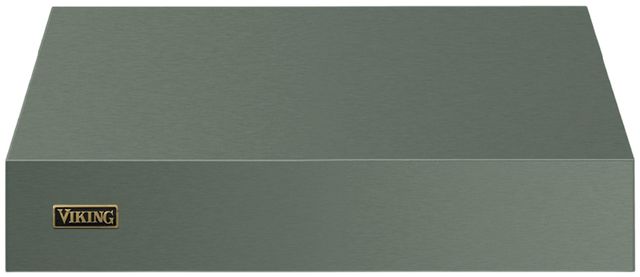 Viking 5 Series 30"W x 12"H Eucalyptus Wall Mounted Range Hood with Brushed Brass Trim-0