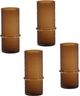 Dovetail Furniture Ilberton 4-Piece Large Amber Vase Set-0