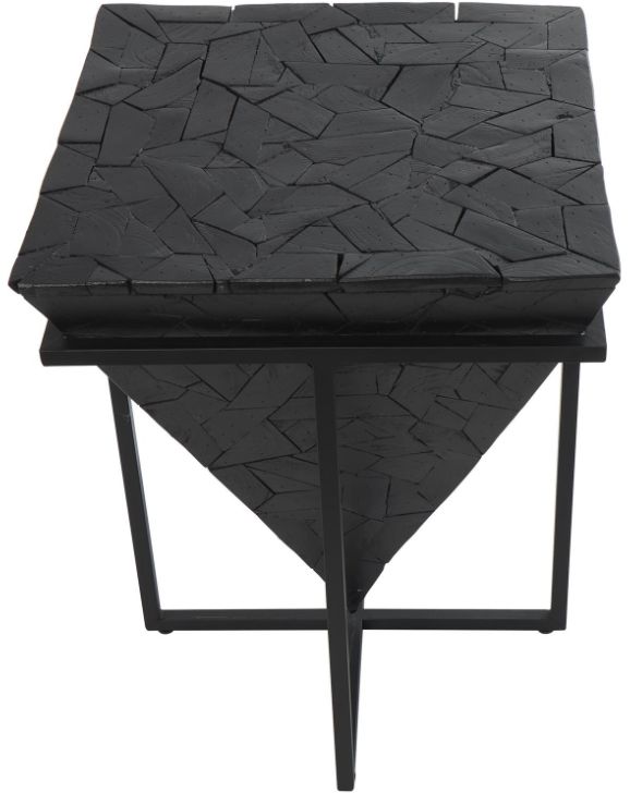 Deco Marche Black Accent Table-1