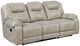 Homelegance® Gainesville Pewter Double Manual Reclining Sofa-0