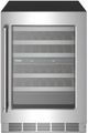 Thor Kitchen® 24" 4.91 Cu. Ft. Stainless Steel Dual Zone Wine Cooler -2