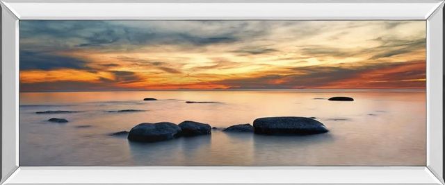 Classy Art Bit of Heaven by Daniel J. Bellyk Mirrored Frame Wall Art-0