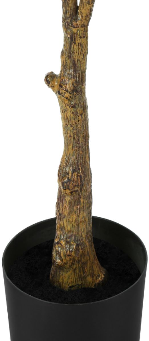 Monarch Specialties Inc. Green/Black 52" Artificial Potted Rubber Tree-1
