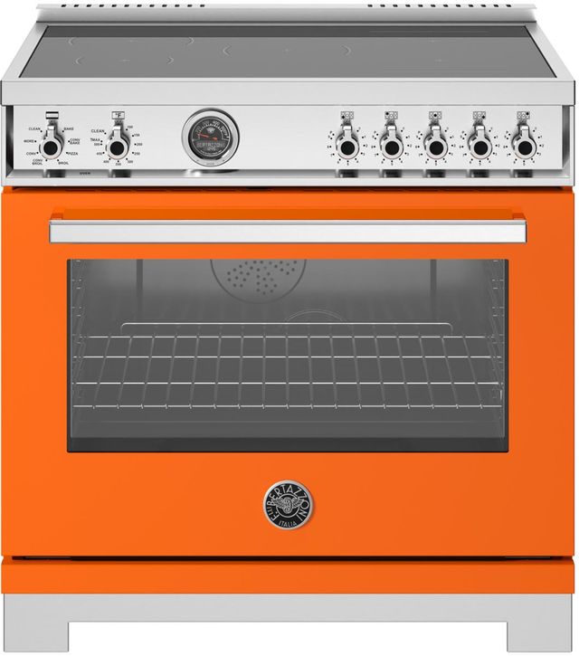 Bertazzoni Professional Series 36" Arancio Pro Style Induction Range-0