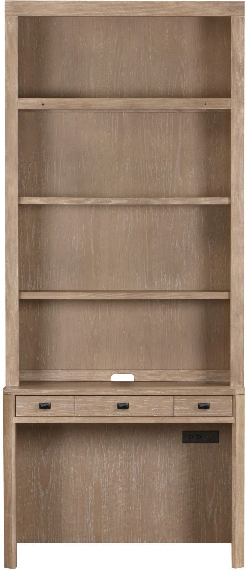 Parker House® Breckenridge Medium Brown 40" Library Desk and Hutch-2