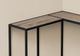 Monarch Specialties Inc. 36"L Taupe Corner Console with Black Metal Frame-2