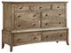 Archbold Furniture Amish Essentials Provence Sandstone 9-Drawer Dresser-0
