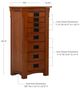 Powell® Anna Lee Mission Oak Jewelry Armoire-2