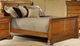 Elements International Shenandoah Classic Oak Full Sleigh Bed-0