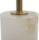 A & B Home Ipori Alabaster and Metal Buffet Lamp-2