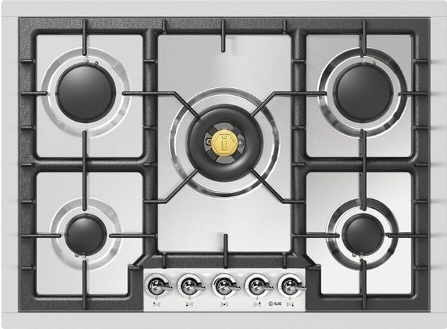 Ilve Nostalgie II 30” Stainless Steel Liquid Propane Cooktop with 5 Burners-0