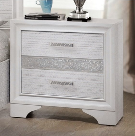 Coaster Miranda 4-Piece White King Panel Storage Bedroom Set - Thumbnail 3