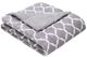 Olliix by Madison Park Oversized Ogee Grey Down Alternative Throw-0