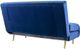 A & B Home Deep Blue/Gold Sofa Bed-3