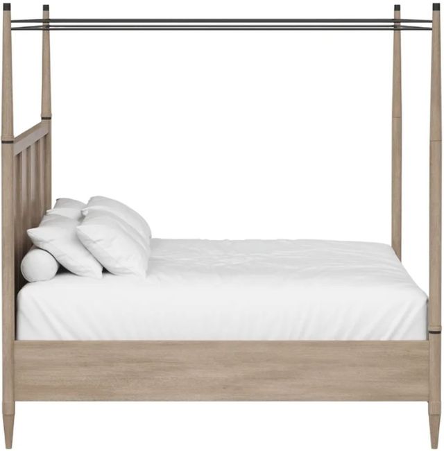 Bernards Citrus Heights Sand King Canopy Bed-3