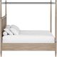 Bernards Citrus Heights Sand King Canopy Bed-3