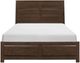 Homelegance® Erwan Espresso King Panel Bed-2