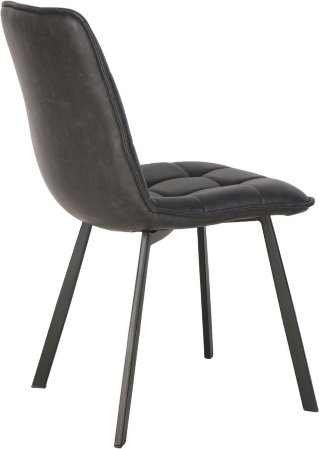 Dovetail Furniture Itzli 2-Piece Charcoal Dining Chair Set-2