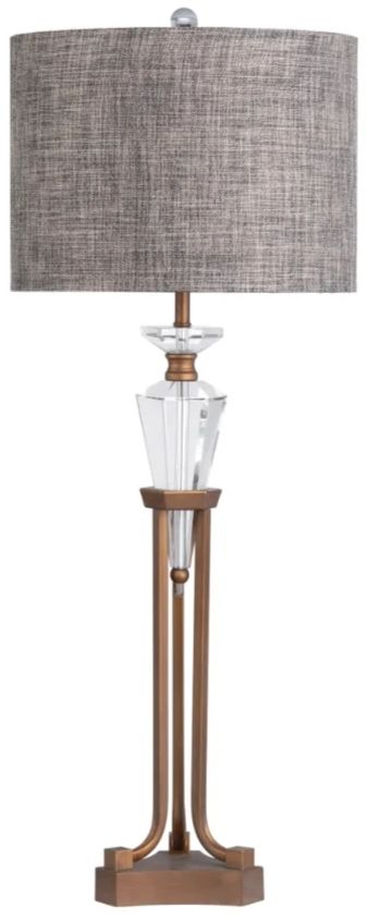 Crestview Collection Terrence Bronze Buffet Lamp-0