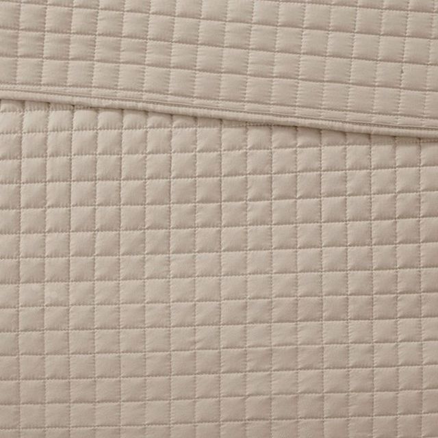 Olliix by 510 Design Otto Khaki Full/Queen 3 Piece Reversible Coverlet Set-2