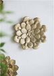 A & B Home Gold Succulent Wall Plaque-4