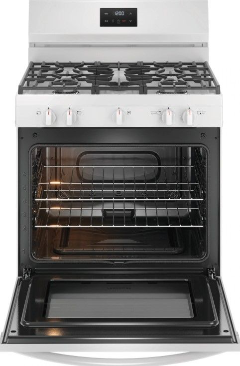 Frigidaire® 30" White Freestanding Gas Range-1