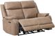 Primo™ International Heritage Brindle Taupe Leather-Match Power Motion Loveseat-0