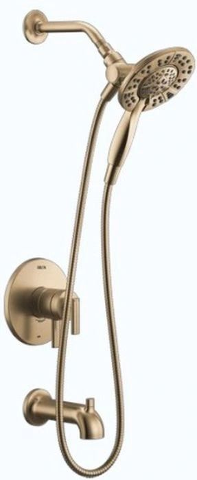 Delta Altado™ Monitor® 17 Series Champagne Bronze Tub & Shower Trim with In2ition®-0