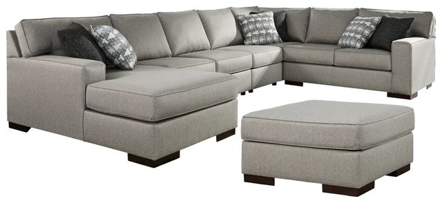 Benchcraft® Marsing Nuvella 6-Piece Slate Living Room Set-0