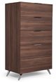 VIG Furniture Nova Domus Brooklyn Brown/Chrome Chest-0