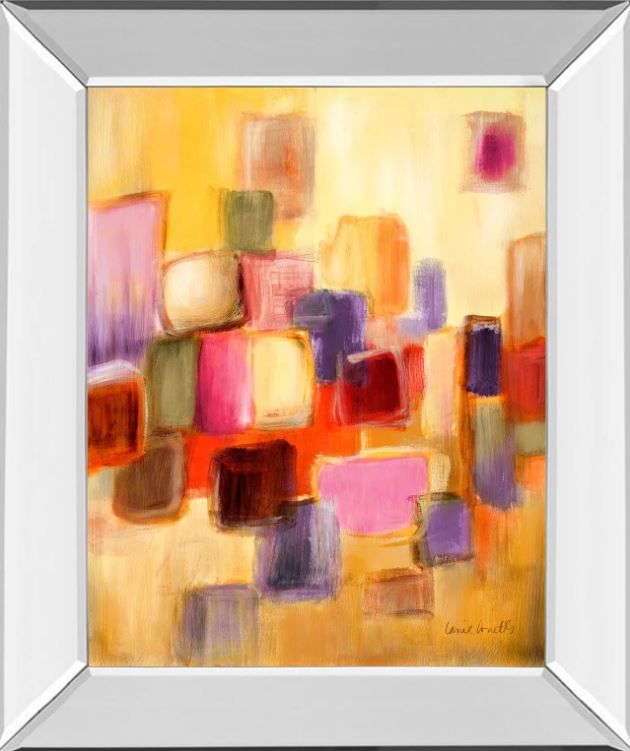 Classy Art Sonata I by Lanie Loreth Mirror Framed Wall Art-0