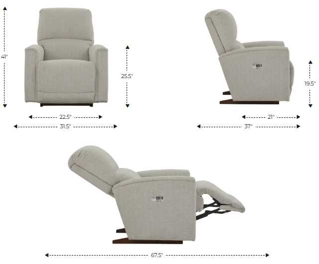 La-Z-Boy® Cade Bone Power Rocking Recliner with Headrest-2