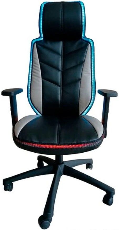 Elements International Rollins Black/Khaki Gaming Chair-1