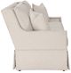 Fairfield® Customizable Kelly Skirted Sofa with Two Seat Cushion-2