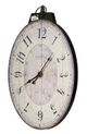 A & B Home Southern Living Thaddeus White Oval Wall Clock-1