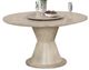 New Classic® Home Furnishings Gwendolyn Cerused Taupe Round Dining Table-0