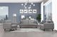Mazin Furniture Noma Cement Grey Upholstered Accent Chair-1