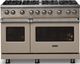 Viking® 5 Series 48" Nantucket Pro Style Gas (LP) Range with Polished Chrome Trim-3