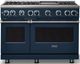 Viking® 7 Series 48" Slate Blue Pro Style Natural Gas Range with 12" Reversible Griddle-3