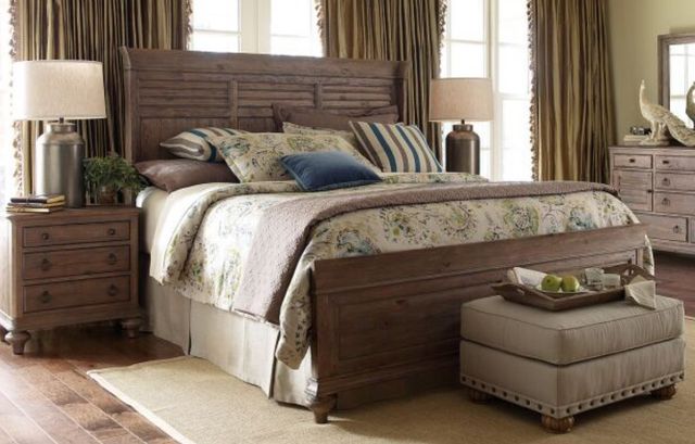 Kincaid® Weatherford Heather Shelter Brown King Panel Bed -1